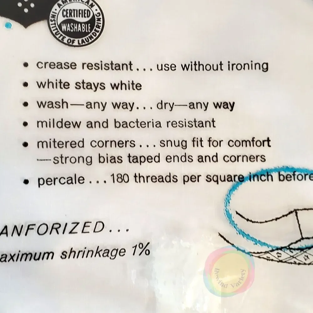 2 VTG Sears Honeysuckle Crib Sheets NIP 52x28 NOS